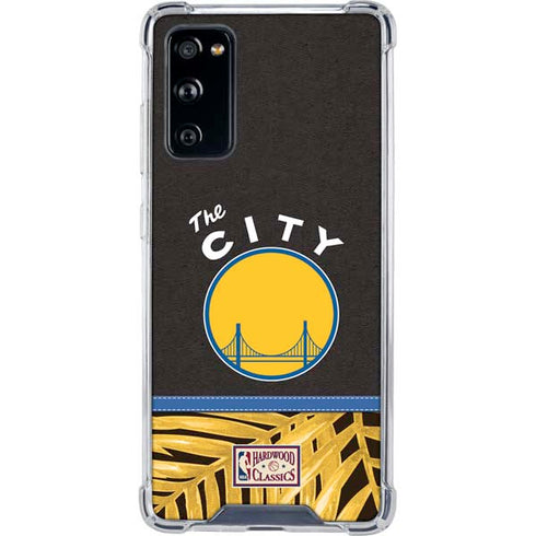 NBA Golden State Warriors Retro Palms Galaxy S20 FE Clear Case